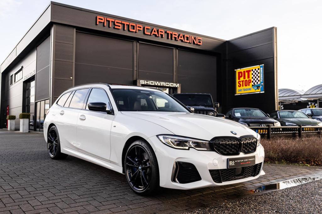 BMW 3-serie Touring M340i xDrive M-Sport, 374 PK, H&K Audio,, Automaat, Wit, Vierwielaandrijving, 2998 cc