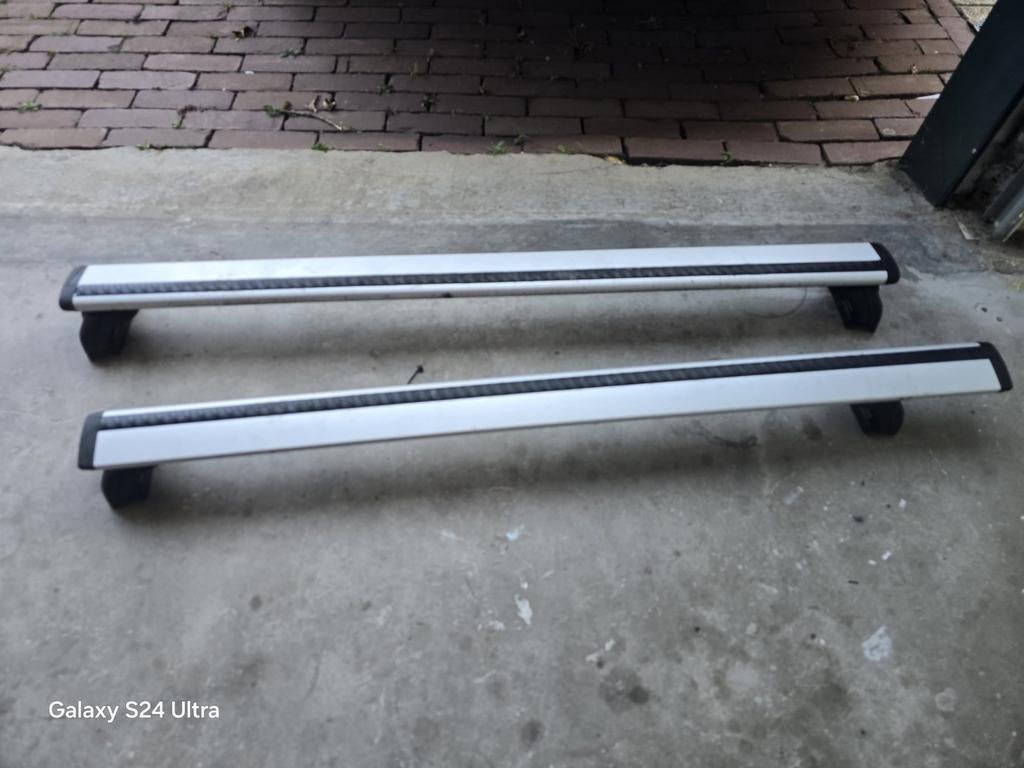 Originele Nissan Dakdragers - Perfect voor extra bagage, Auto diversen, Dakdragers, Ophalen of Verzenden, Gebruikt