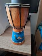 Kleine Djembe Trommel - Handgemaakt met Afrikaans Design, Muziek en Instrumenten, Percussie, Ophalen of Verzenden, Gebruikt, Trommel