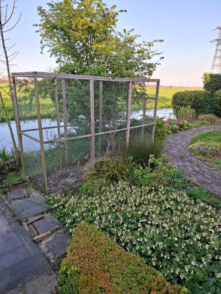 Volierepanelen gratis, Dieren en Toebehoren, Ophalen of Verzenden, Gebruikt, Hout, Volière