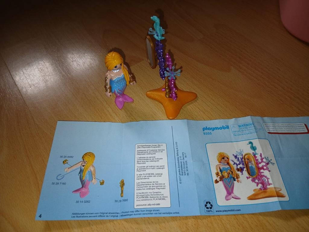 Playmobil zeemeermin 9355, Ophalen of Verzenden, Zo goed als nieuw