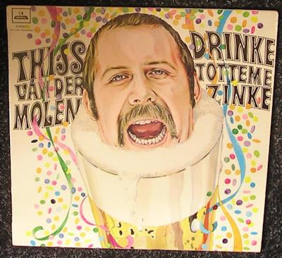 Thijs van der Molen – Drinke Totteme Zinke 1972 LP1050, Gebruikt, Ophalen of Verzenden, 1970 - 1979, Pop