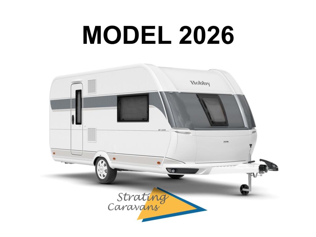 Hobby De Luxe 460 SFF NIEUW!! QUEENSBED!!, Caravans en Kamperen, Caravans, Overige typen, Hobby, Schokbreker, Bedrijf
