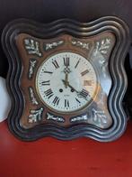 Antieke Boulle klok met parelmoer inlegwerk, Ophalen of Verzenden