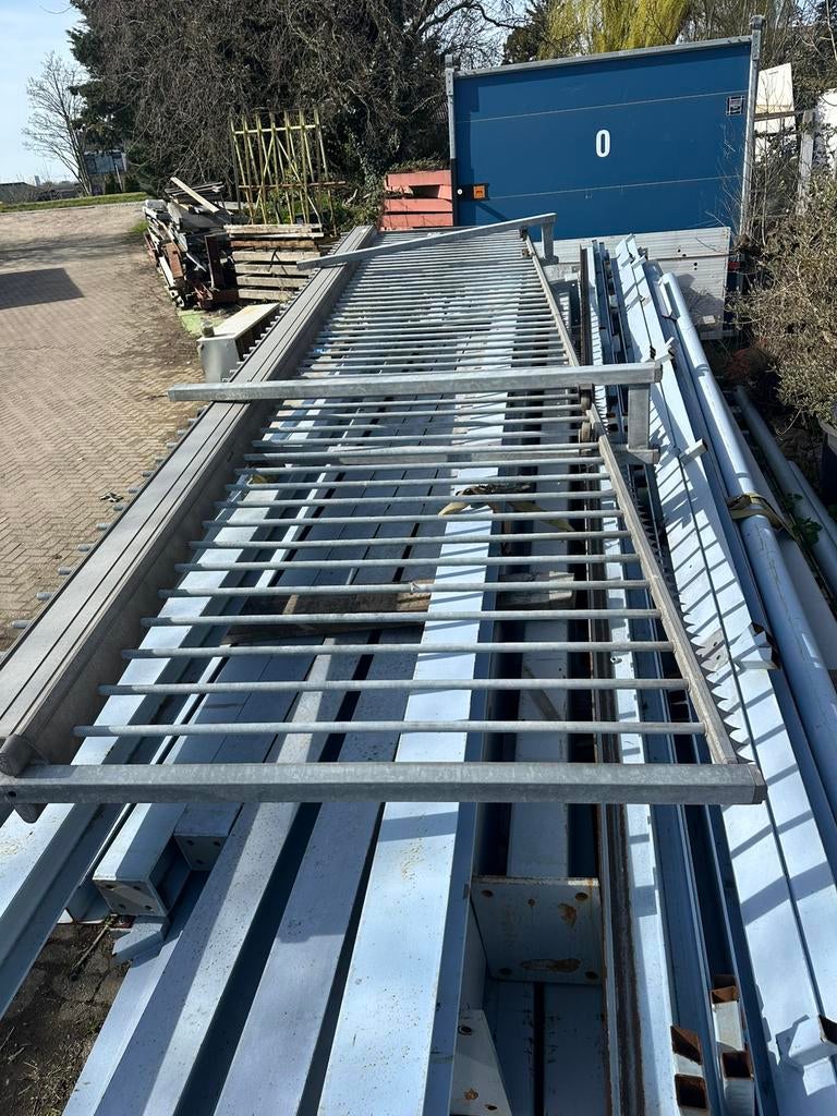Schuifpoort, Tuin en Terras, Tuinhekken en Hekwerk, Ophalen of Verzenden, Zo goed als nieuw, IJzer, Spijlenhekwerk