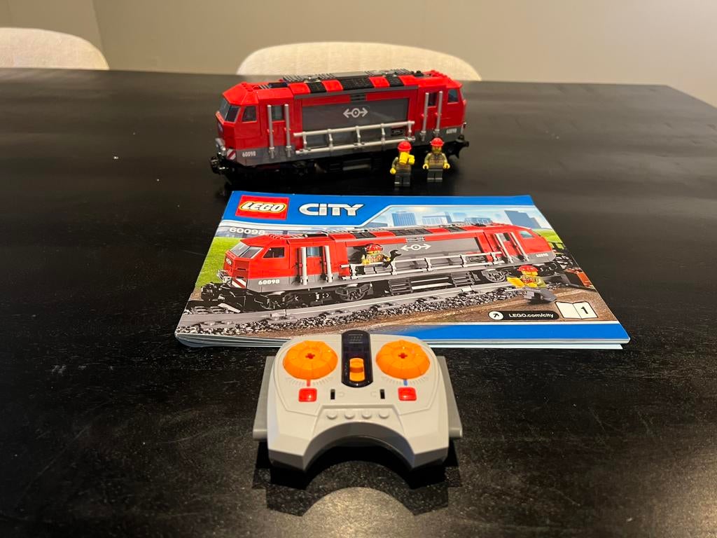 Lego trein rood 60098, Lego, Ophalen of Verzenden, Zo goed als nieuw, Nvt
