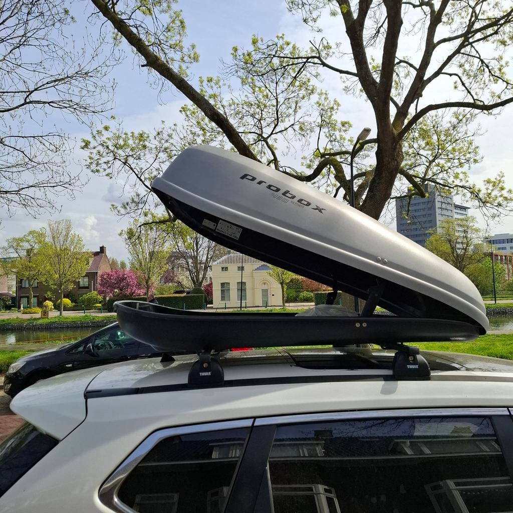 Hapro Probox 430 dakkoffer zilver grijs, Ophalen