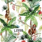 Servetten decoupage/bullet journal * oerwoud aapjes L1550, Verzenden, Nieuw, Materiaal