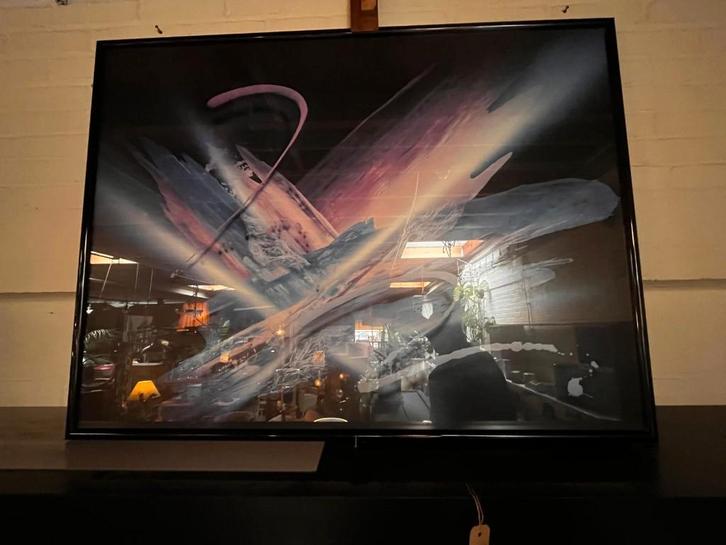 134) Grote kunstprint van Laurie Fields – abstract & modern, Antiek en Kunst, Kunst | Schilderijen | Modern, Ophalen