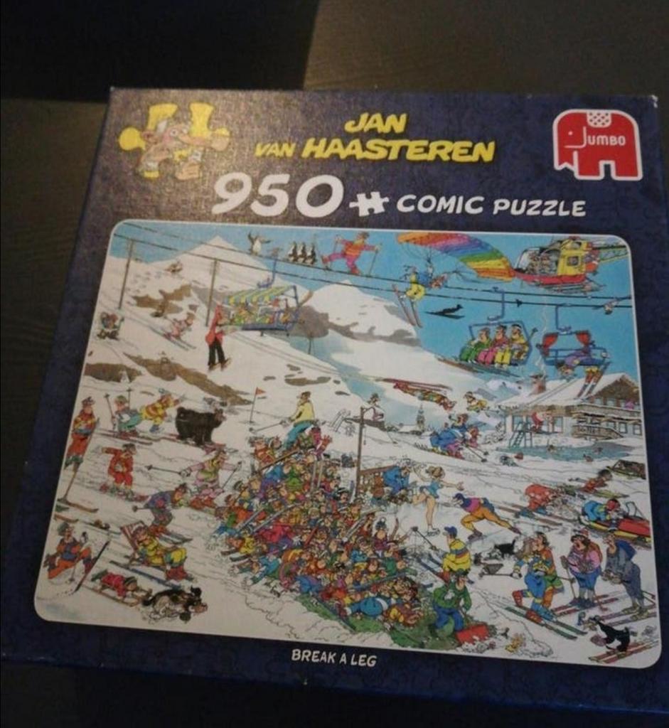 Van Haasteren puzzel Break a leg, 950 stukjes, Ophalen of Verzenden, 500 t/m 1500 stukjes, Zo goed als nieuw, Legpuzzel