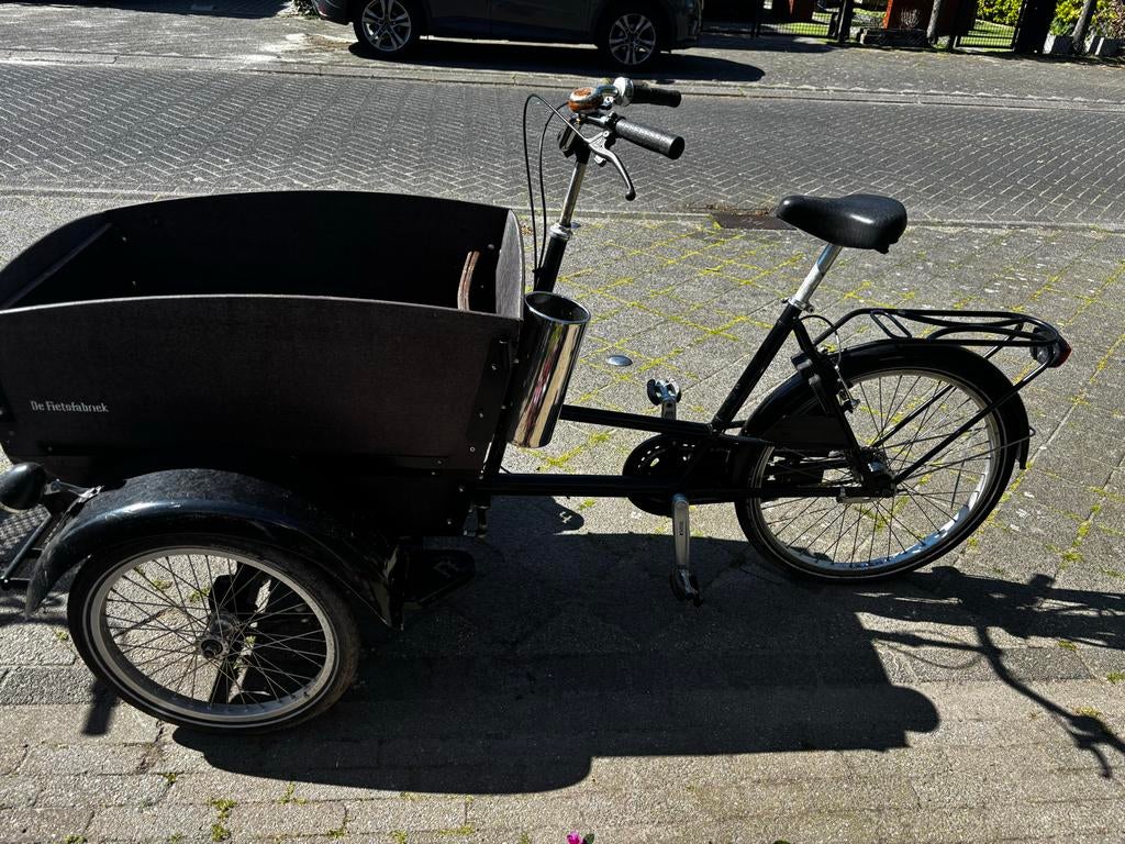 Bakfiets van Fietsfabriek - Opknapper, Fietsen en Brommers, Fietsen | Bakfietsen, Ophalen, Terugtraprem, Gebruikt, 3 kinderen