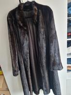 Bontjas maat L bruin/zwart, Kleding | Dames, Jassen | Winter, Ophalen of Verzenden