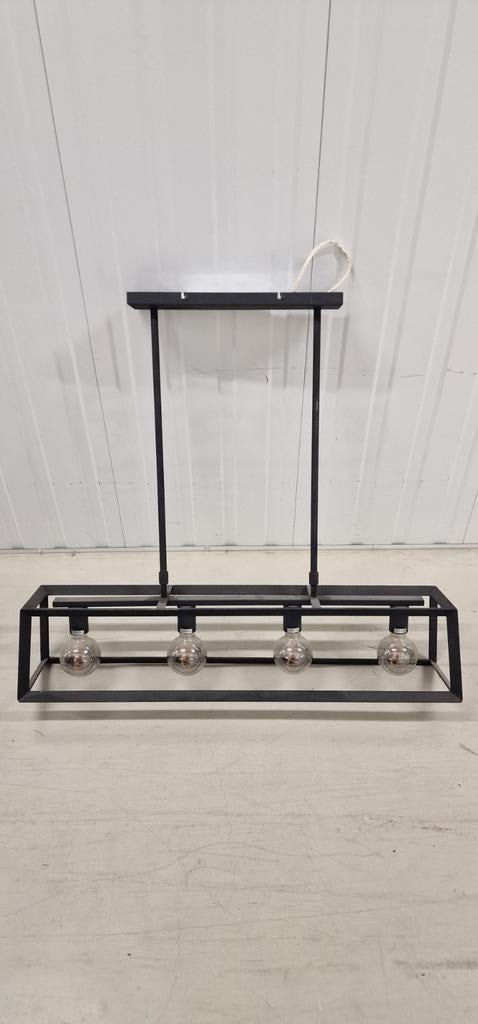 Industriële Design Plafondlamp – Incl. Dimbare Smart Lampen, Ophalen, Zo goed als nieuw, Metaal, Wandkapstok