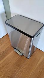 EKO casa 2 afvalbak 36 + 24 liter RVS, Ophalen, Gebruikt, Met pedaal, 50 tot 75 cm