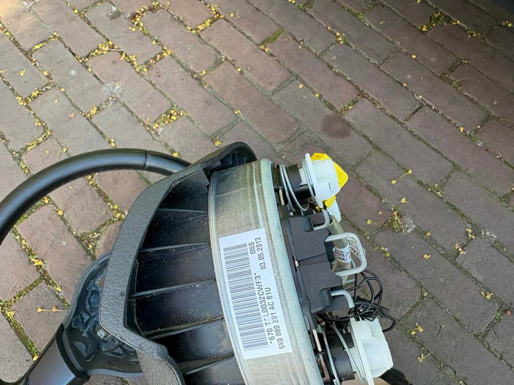 Golf 6 Stuurwiel met Airbag, Ophalen of Verzenden, Gebruikt, Volkswagen