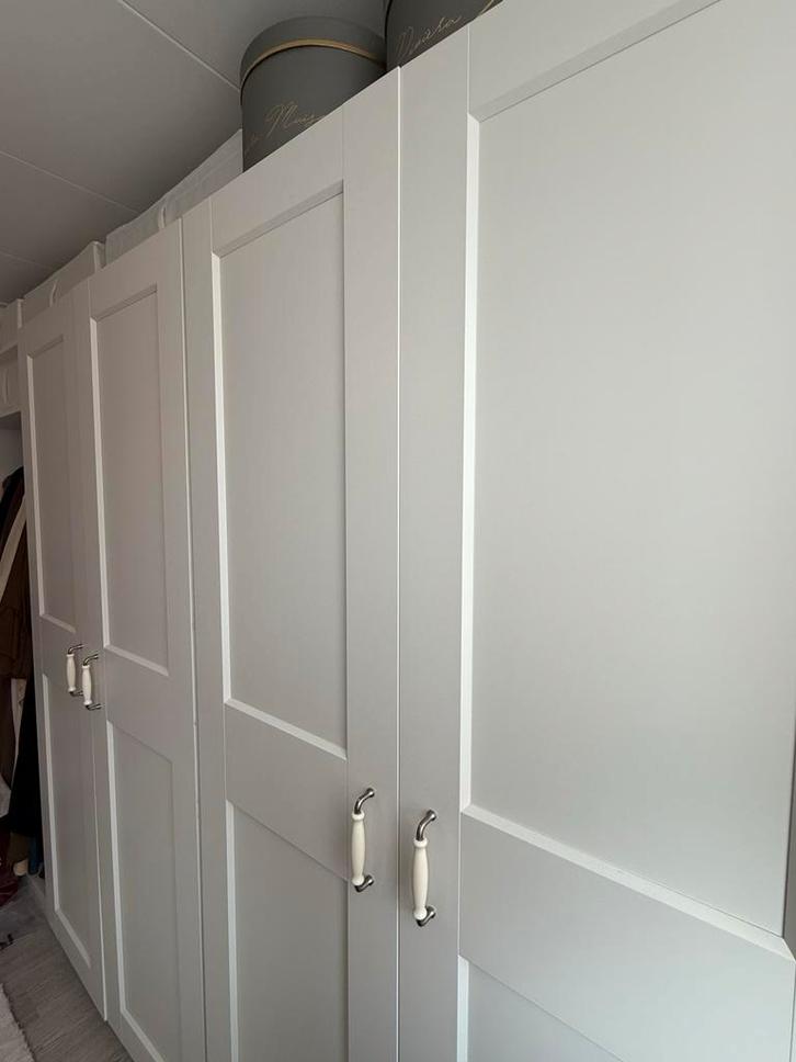 IKEA GRIMO pax kast deuren wit 50x195 cm (vier deuren), Huis en Inrichting, Kasten | Kledingkasten, Zo goed als nieuw, 150 tot 200 cm