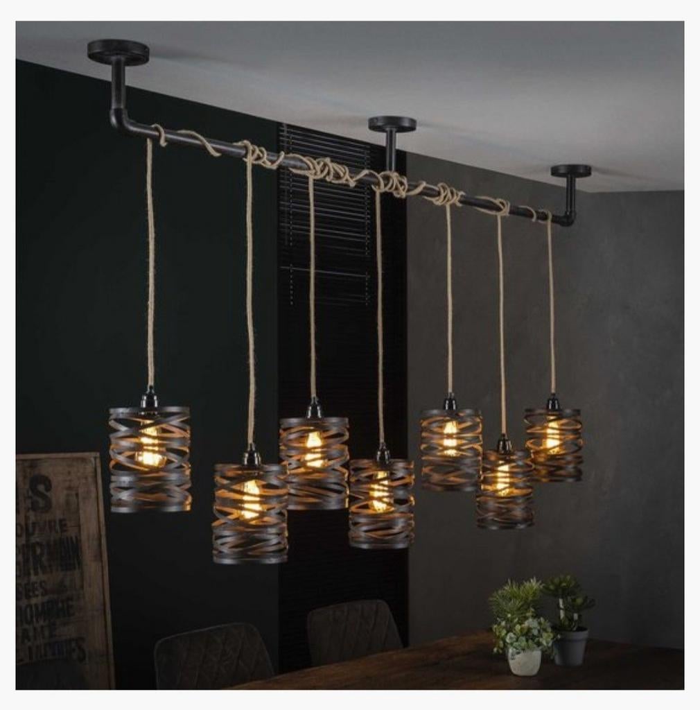 Industriele hanglamp, Ophalen, Zo goed als nieuw, Minder dan 50 cm