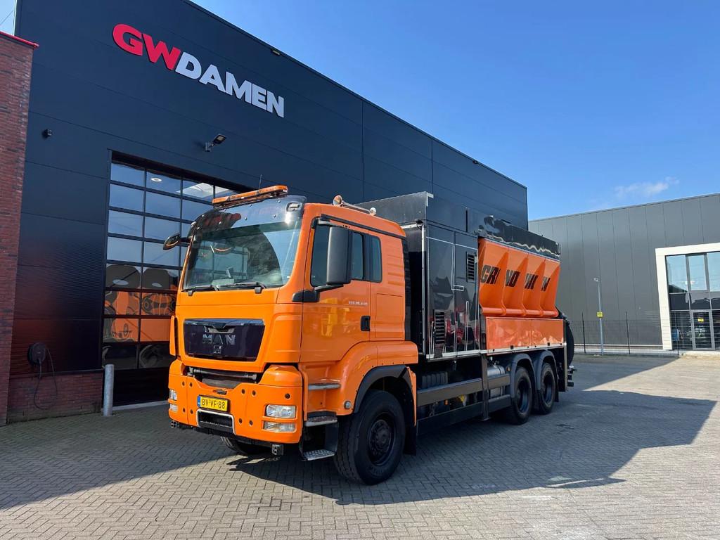 MAN TGS 26.480 6x6 RSP 8 m3 Saugbagger (bj 2009), Auto's, Overige kleuren, MAN, 441 pk, Euro 4