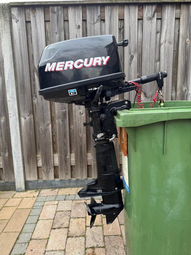 Mercury 5 pk kortstaart 4 takt, Watersport en Boten, Ophalen, Gebruikt, 5 tot 10 pk, Viertaktmotor