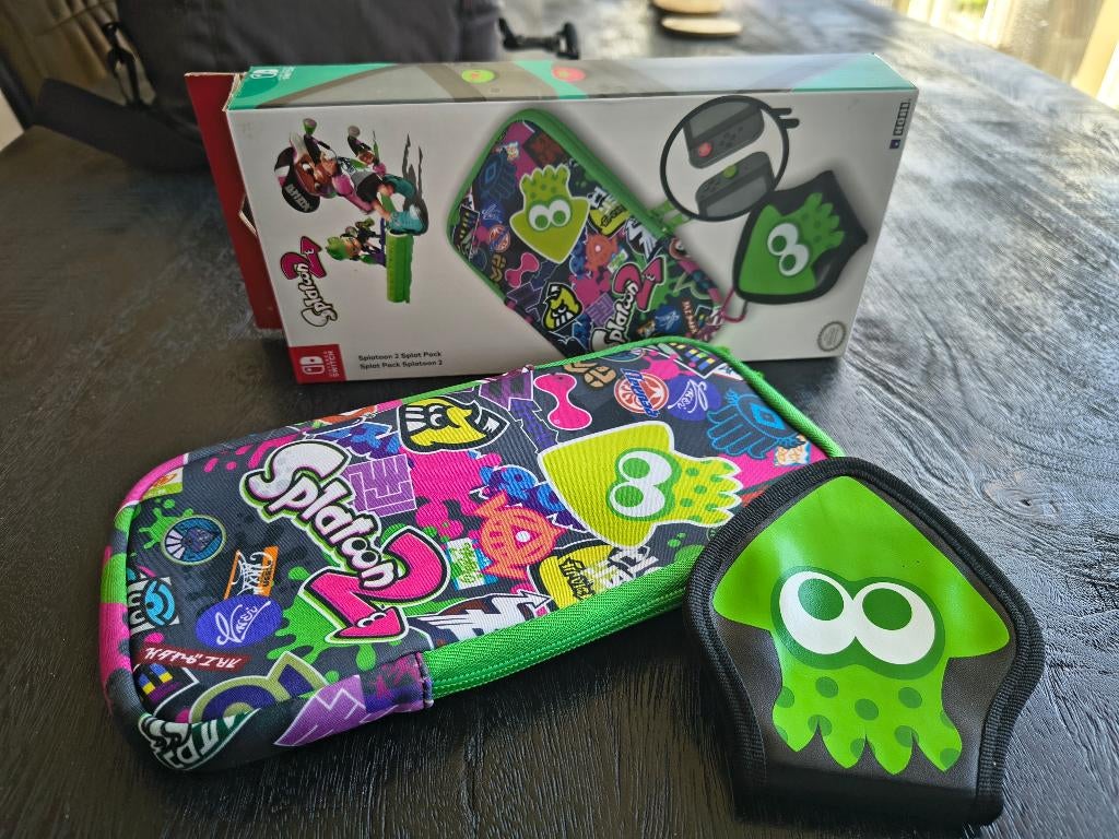 Nintendo splatoon 2 splat pack, Verzenden, Zo goed als nieuw, Hoesje, Tasje of Behuizing