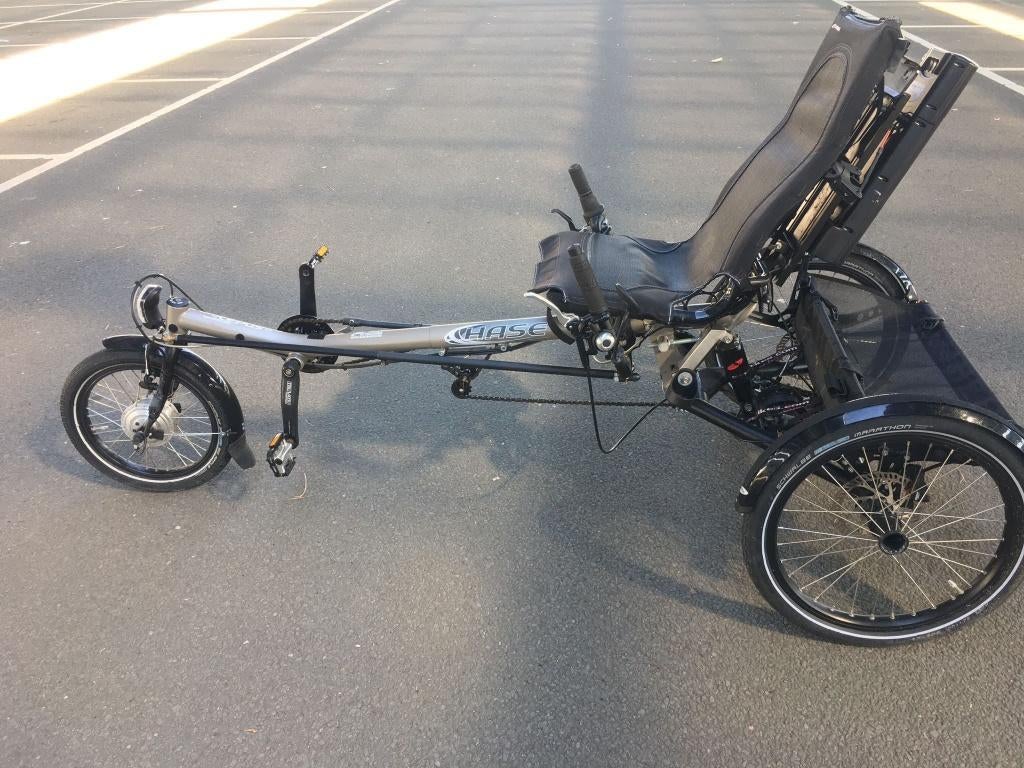 Hase lepus Electrische Ligfiets Driewielfiets, Fietsen en Brommers, Fietsen | Ligfietsen, Ophalen of Verzenden, Gebruikt, Overige merken