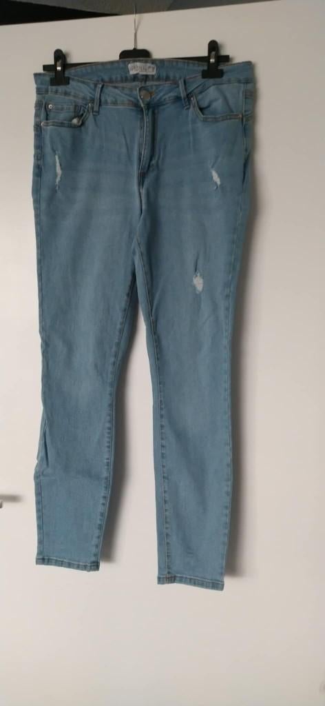 z.g.a.n mooie spijkerbroek maat 42 Janina, Kleding | Dames, Spijkerbroeken en Jeans, Ophalen of Verzenden, Zo goed als nieuw, Blauw
