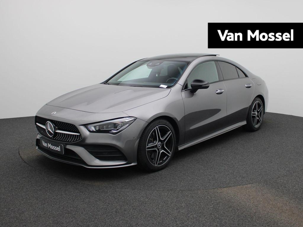 Mercedes-Benz CLA 200 AMG Line | PANORAMADAK | ACHTERUITRIJC, Auto's, Stof, Gebruikt, Zwart, 4 cilinders