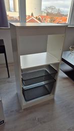 Ikea TROFAST opbergsysteem wit met grijze manden, Ophalen, Zo goed als nieuw