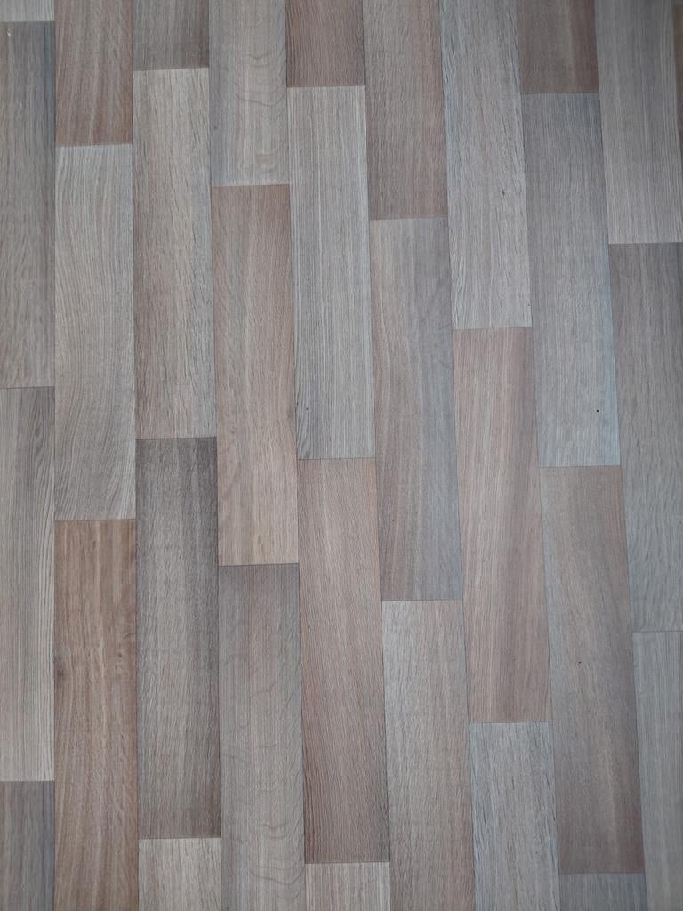 Zeil  - Houtlook rest stuk 260 x 120 cm GERESERVEERD, Ophalen, Gebruikt, Grijs, Houtlook
