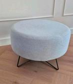 Mooie poef mint groen kwantum, Ophalen, Gebruikt, Rond, Stof