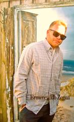 ERMENEGILDO ZEGNA ‍️ flanellen overhemd mt IV L, Ermenegildo Zegna, Verzenden, Beige, Zo goed als nieuw