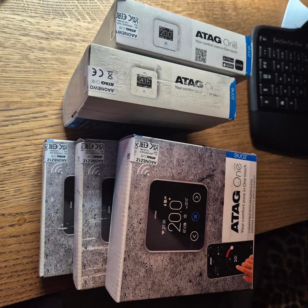 Atag One zone thermostaten 5 stuks. (1koop), Ophalen of Verzenden, Nieuw