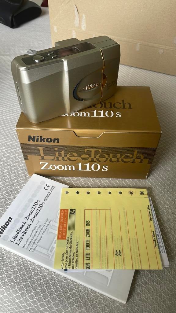 Nikon analoge compact camera Lite Touch 110s, Ophalen of Verzenden, Zo goed als nieuw, Compact, Nikon
