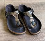 Birkenstock slipper antraciet/ brons maat 41zgan, Ophalen of Verzenden, Zo goed als nieuw