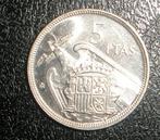 Munt: 5 peseta Spanje 1957 [2572]  [PoMuNi], Ophalen of Verzenden, Overige landen, Losse munt
