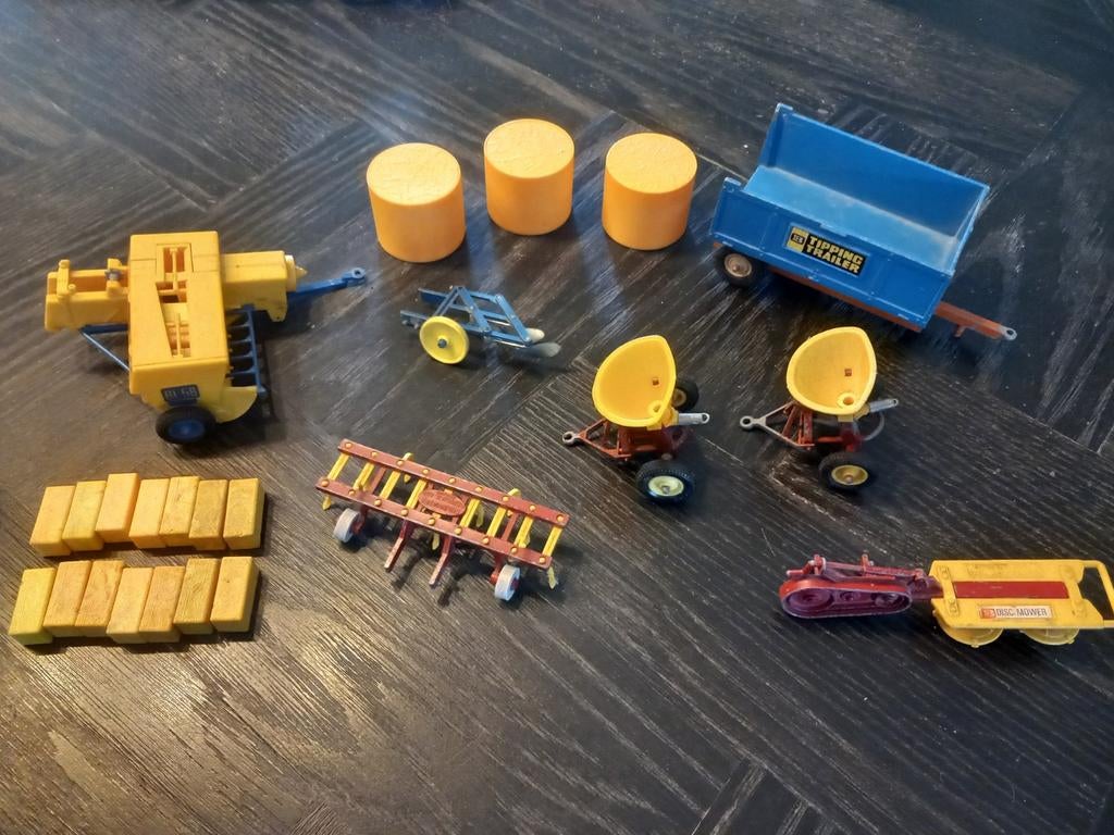 Vintage boerderij set - Britains, Gebruikt, Onbekend, Ophalen of Verzenden, Dinky Toys / Britains