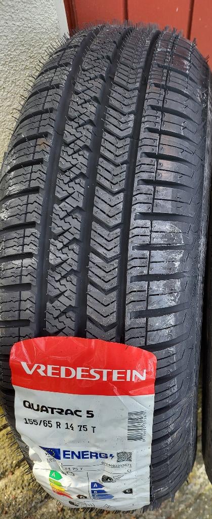 Vredestein 14" Quatrac 5 all-season banden nieuw, Auto-onderdelen, Banden en Velgen, Ophalen, 14 inch, 155 mm, Nieuw