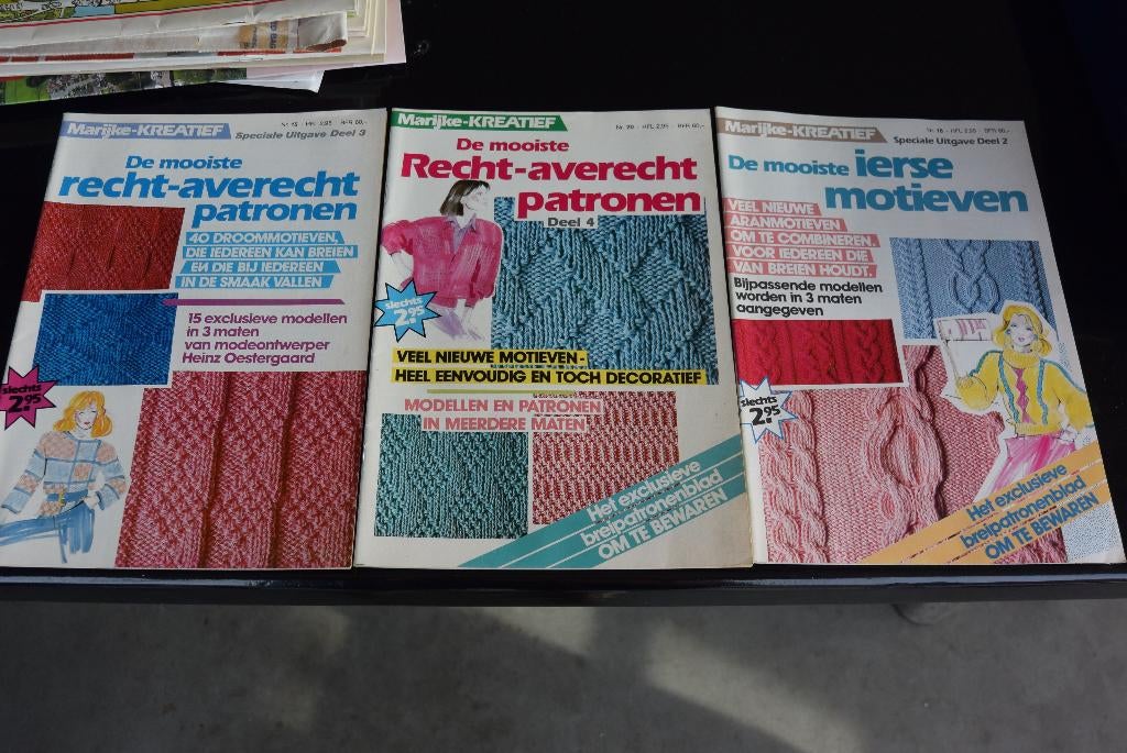 3 Marijke-Kreatief Brei boekjes, Verzenden, Gebruikt, Breien, Patroon of Boek