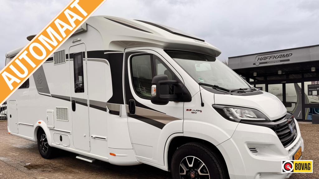 Knaus Sun Ti 700 LX 180pk autom. Queensbed dealer onderhoud, Caravans en Kamperen, Campers, Automaat, Ringverwarming, Fiat, Tot en met 3