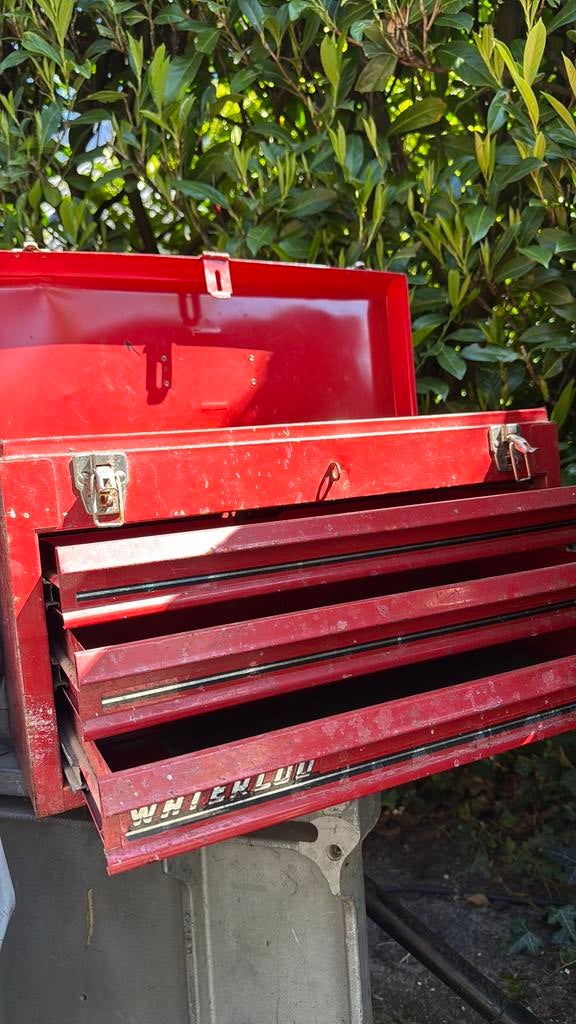 Metalen Waterloo Gereedschapskist met 3 Rol Laden - Rood, Ophalen, Gebruikt