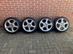 Velgen 17 inch 4x100, Ophalen, Gebruikt, Banden en Velgen, 17 inch