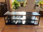 Televisie meubel tv kast 120x35x40 zwart metaal, Ophalen, 100 tot 150 cm, Zo goed als nieuw, Minder dan 100 cm