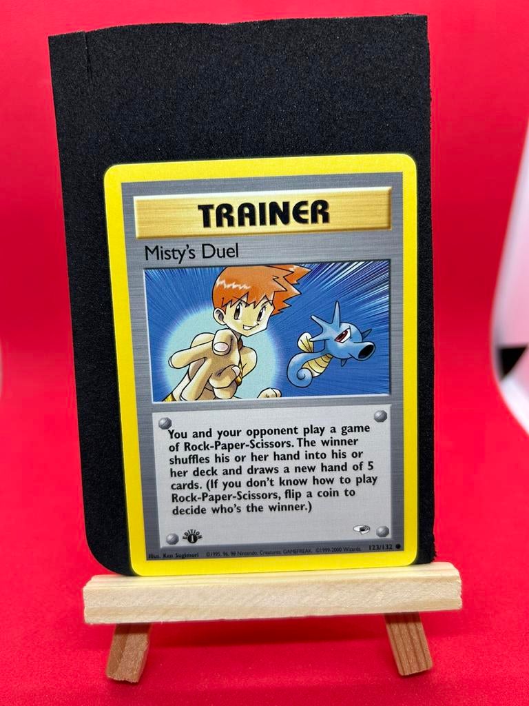 Misty Gym Heroes 1st Edition Lot (3 Kaarten), Ophalen of Verzenden, Zo goed als nieuw