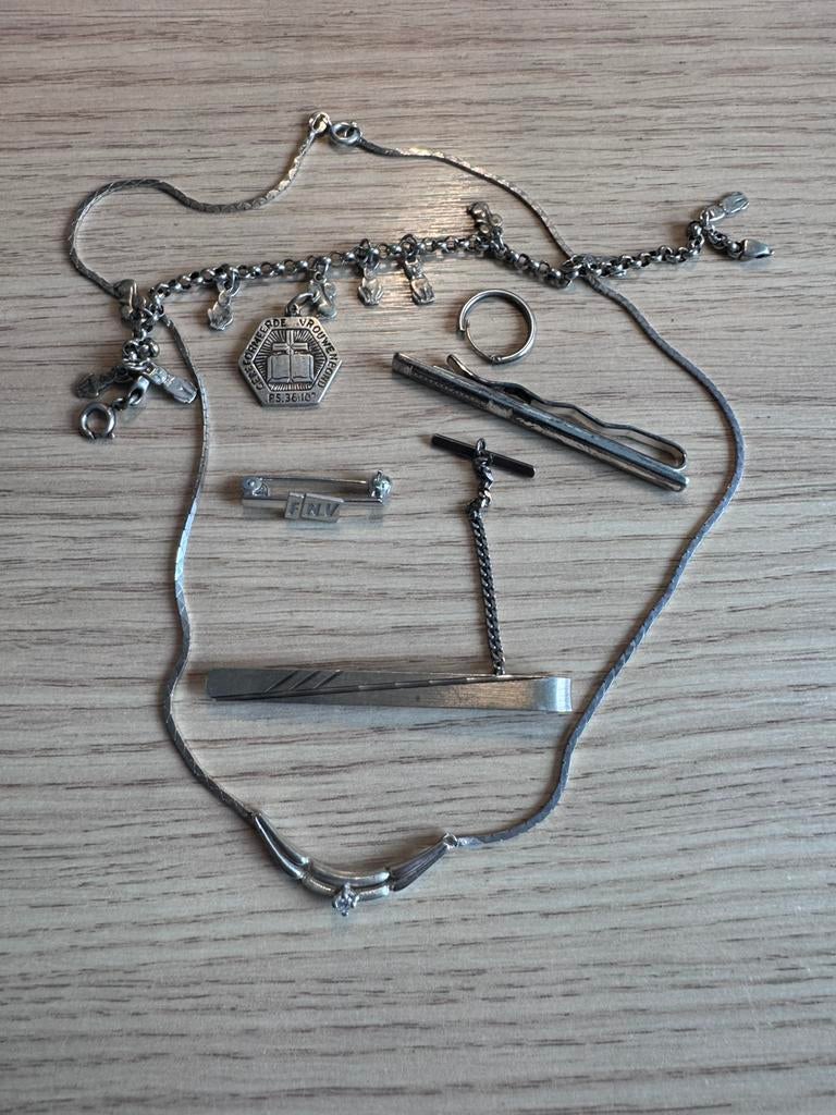 Zilveren sieraden, Ophalen of Verzenden, Zilver, Overige typen