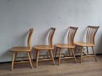 4x vintage houten stoel Akerblom eetkamerstoel hout Zweeds, Ophalen, Gebruikt, Bruin, Mid century modern scandi Scandinavisch zweden jaren 50 60