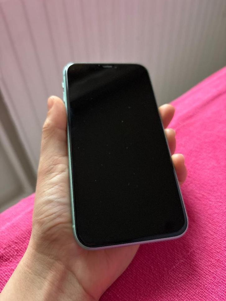 iPhone 11 128gb aqua, Telecommunicatie, Mobiele telefoons | Apple iPhone, Zo goed als nieuw, 128 GB, Zonder abonnement, Zonder simlock