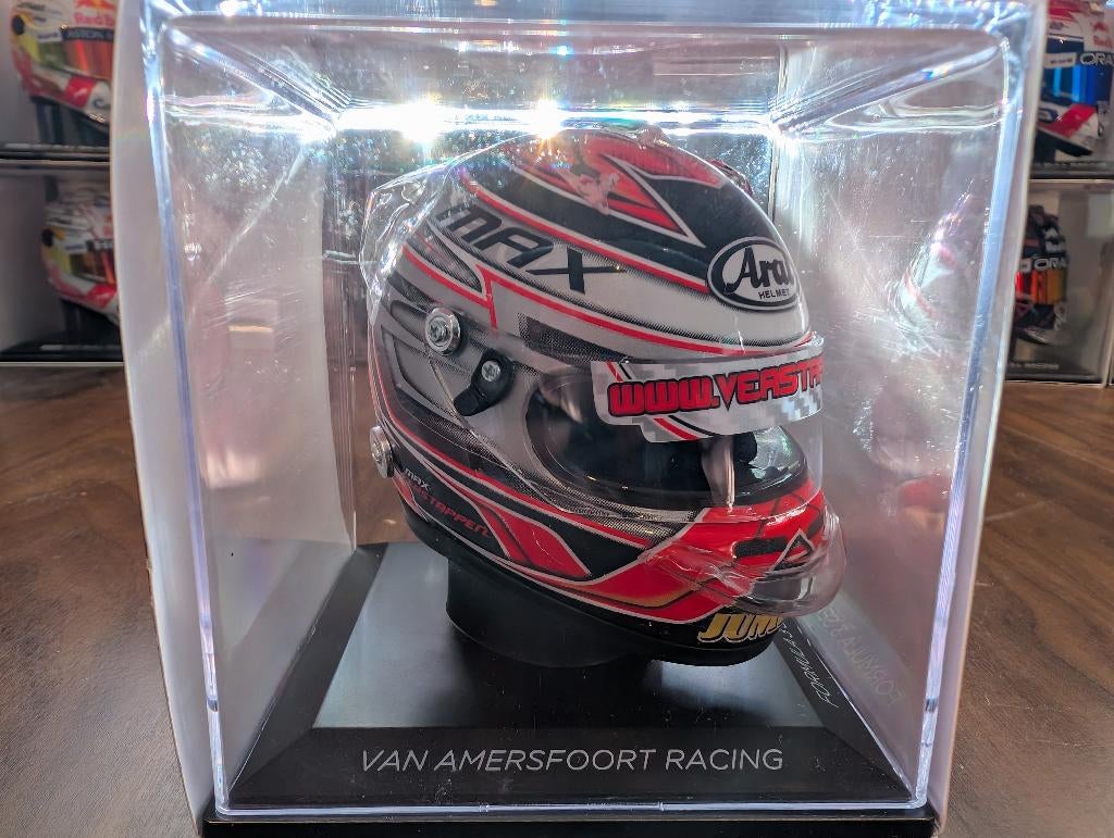 Max Verstappen helm seizoen 2014 1:4, Verzamelen, Ophalen of Verzenden, Zo goed als nieuw, Formule 1