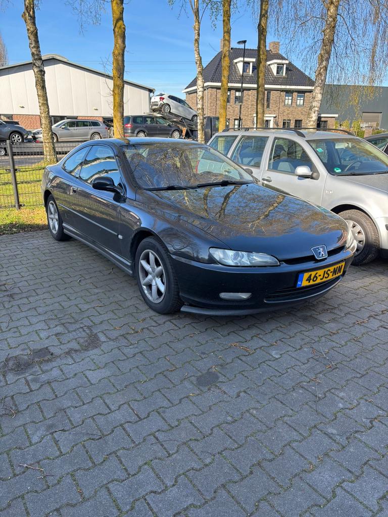 Peugeot 406 3.0 V6 24V Coupe AUT 2002 Zwart met kapotte bak., Auto's, Peugeot, 1525 kg, 2946 cc, 4 stoelen, Zwart