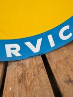 Vintage Huiles Renault Emaille Bord - Garage Reclame, Antiek en Kunst, Antiek | Emaille, Ophalen