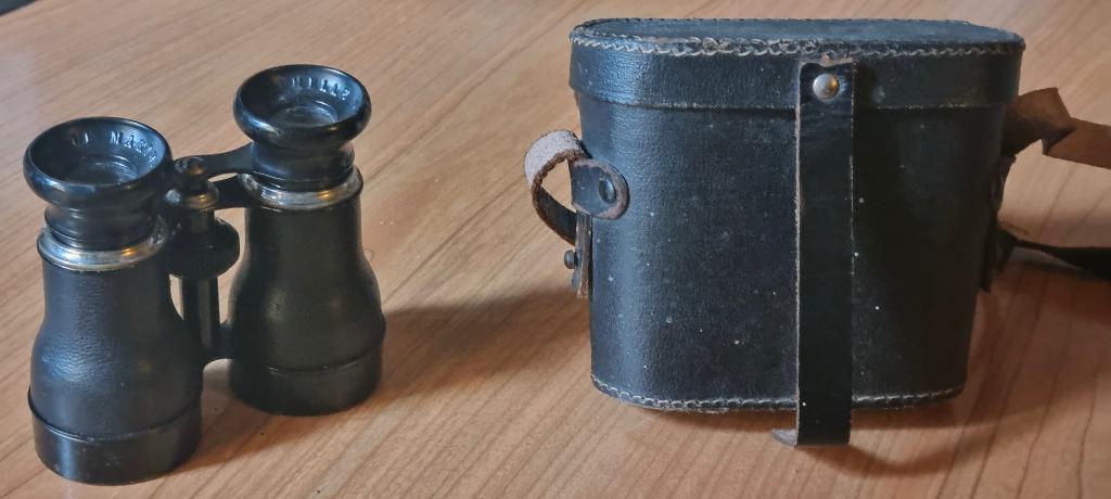 Verrekijker Jumelle Marine Paris - vintage, Gebruikt, Overige typen, Ophalen of Verzenden, 8 tot 12x